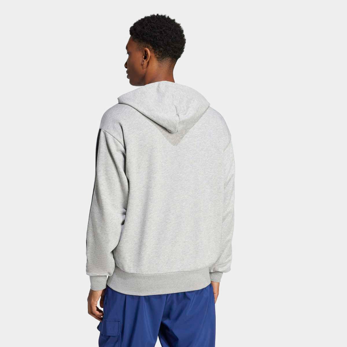 Moletom Com Capuz Adidas 3 Stripes Masculino - Tam: P - 1