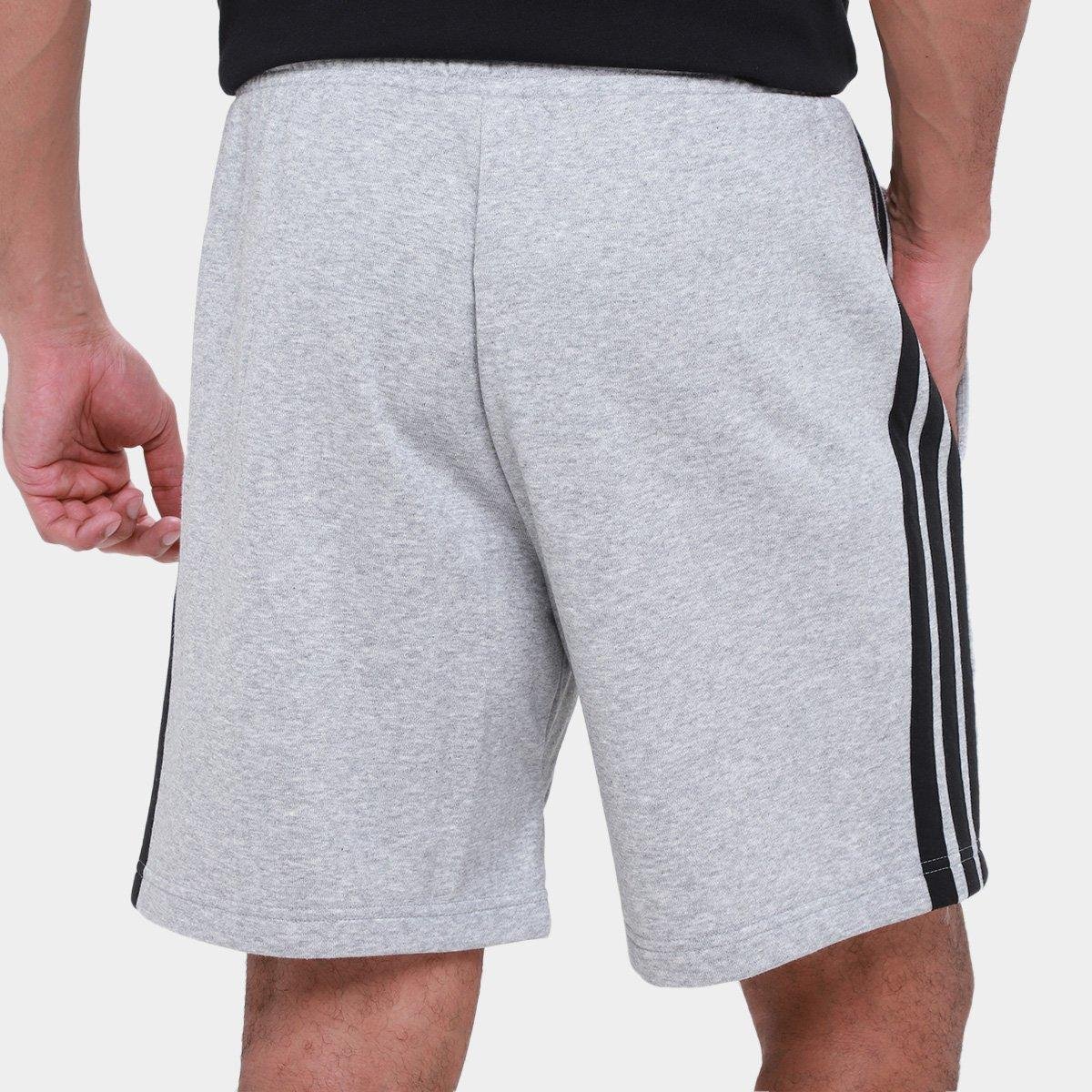 Shorts Adidas 3 Listras French Terry Masculino - Tam: G - 1