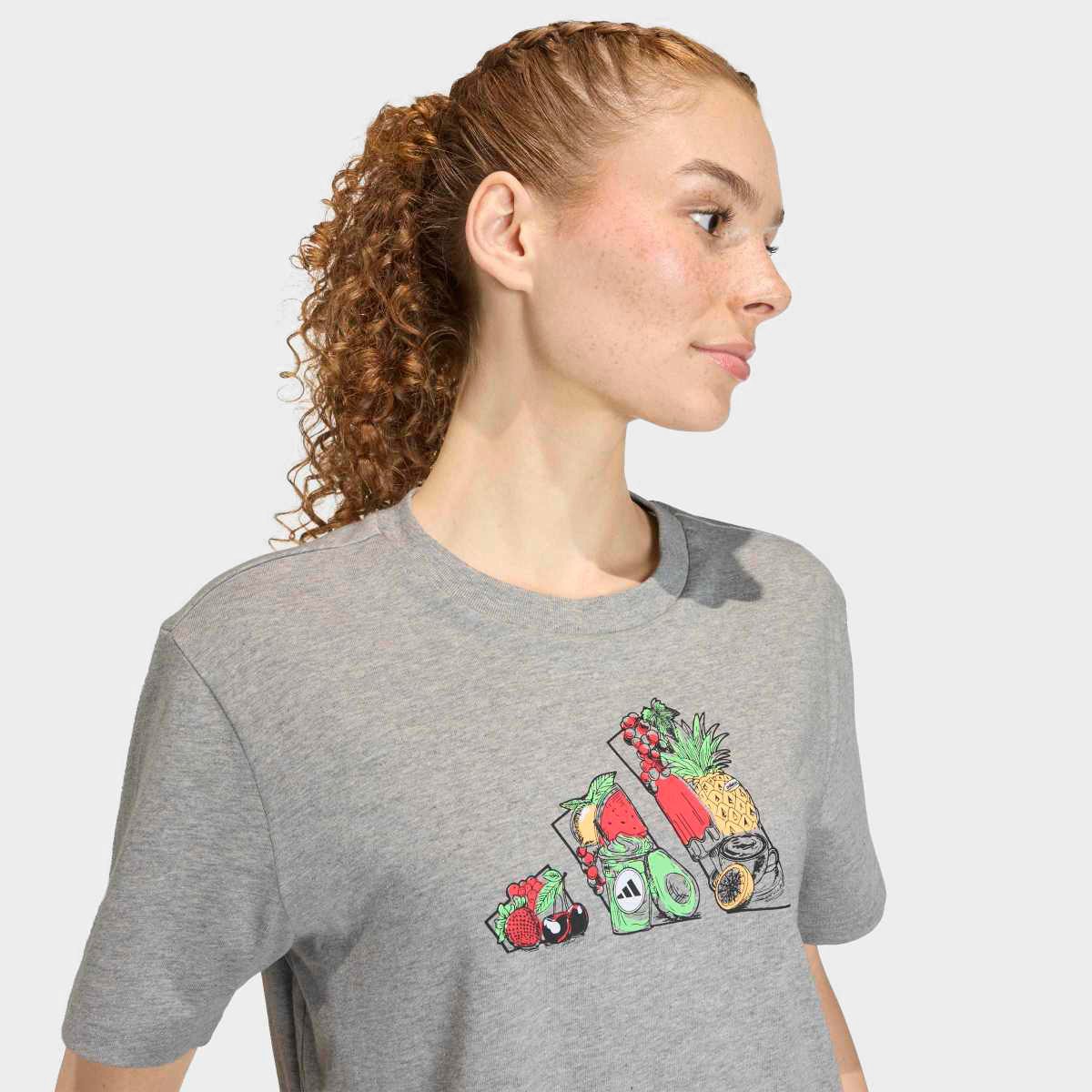 Camiseta Adidas Food Cropped Feminina - Tam: G - 2