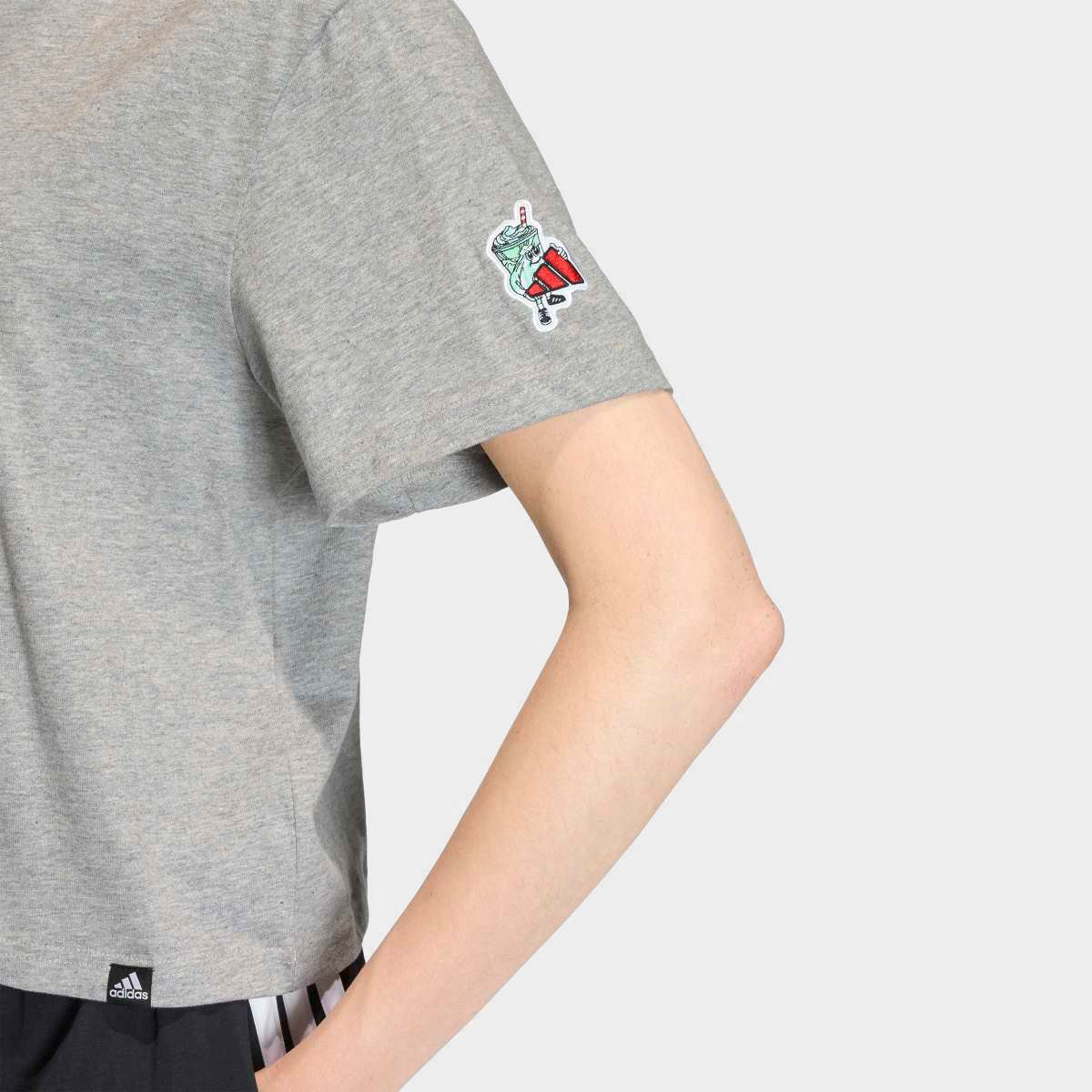 Camiseta Adidas Food Cropped Feminina - Tam: G - 3