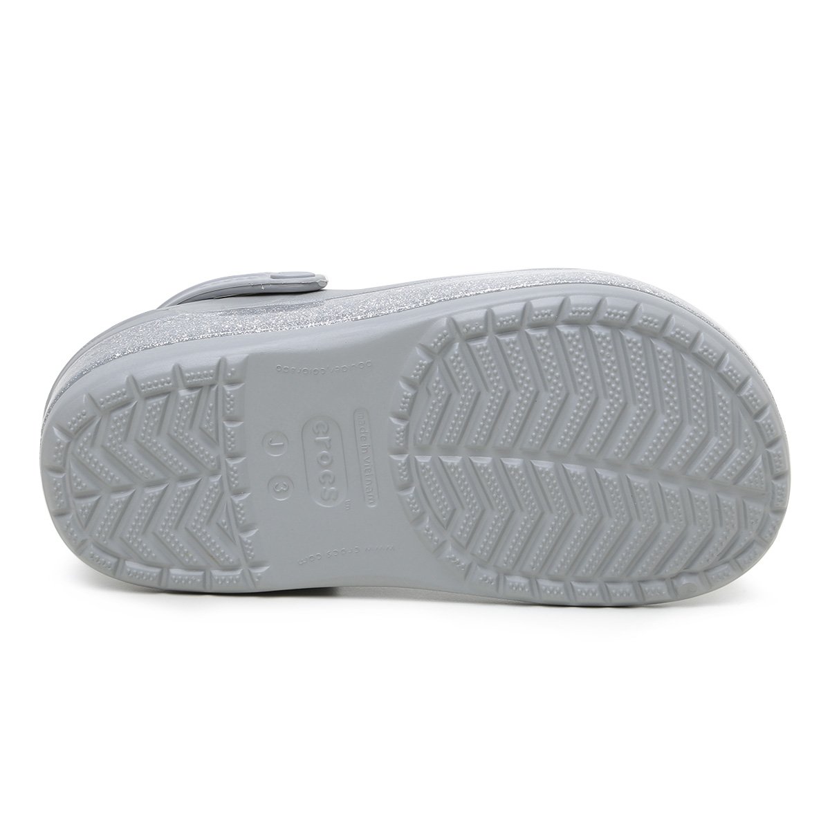 Crocs Infantil Crocband Glitter Clog - Tam: 28 - 3