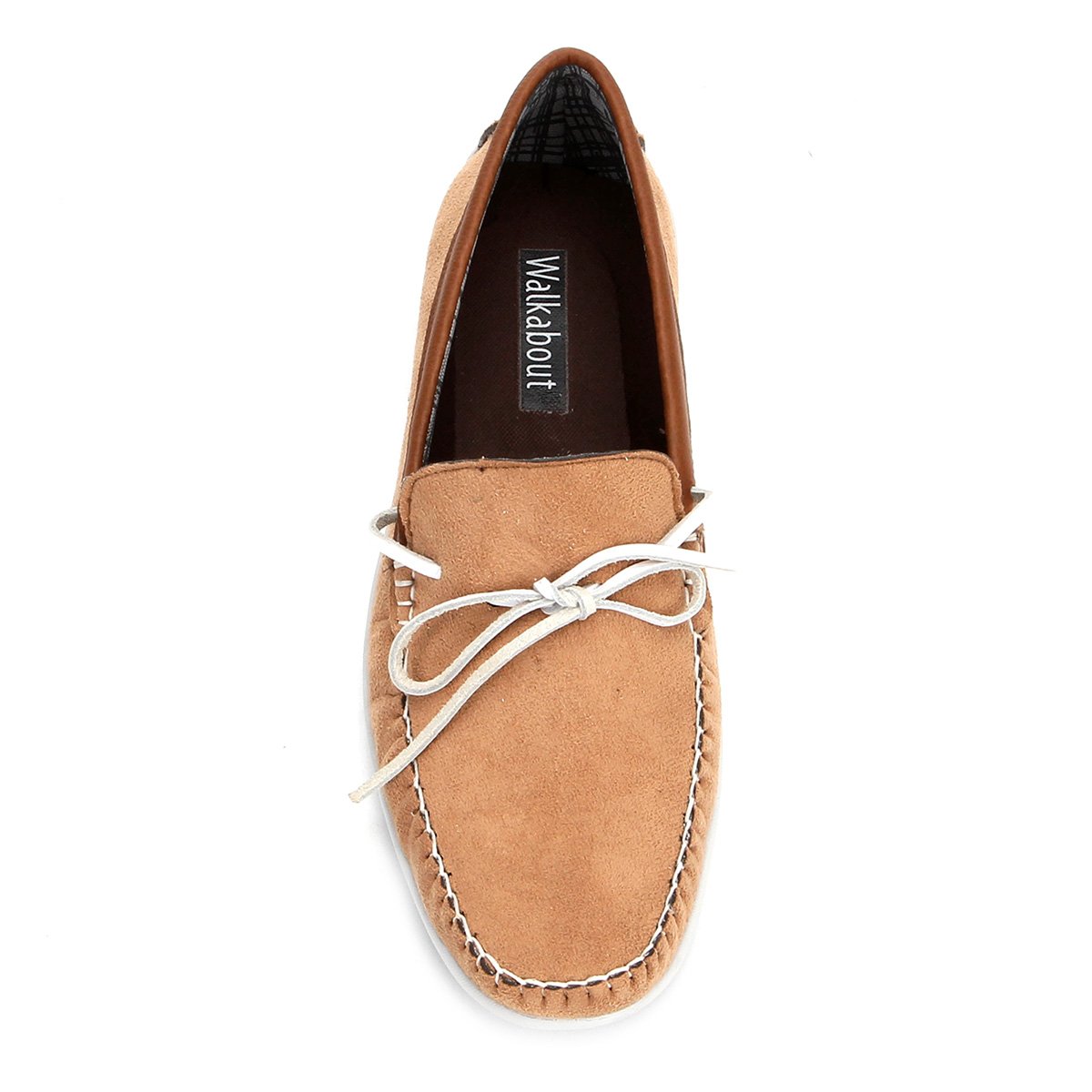 Mocassim Couro Walkabout Detalhe Costura Bony Masculino