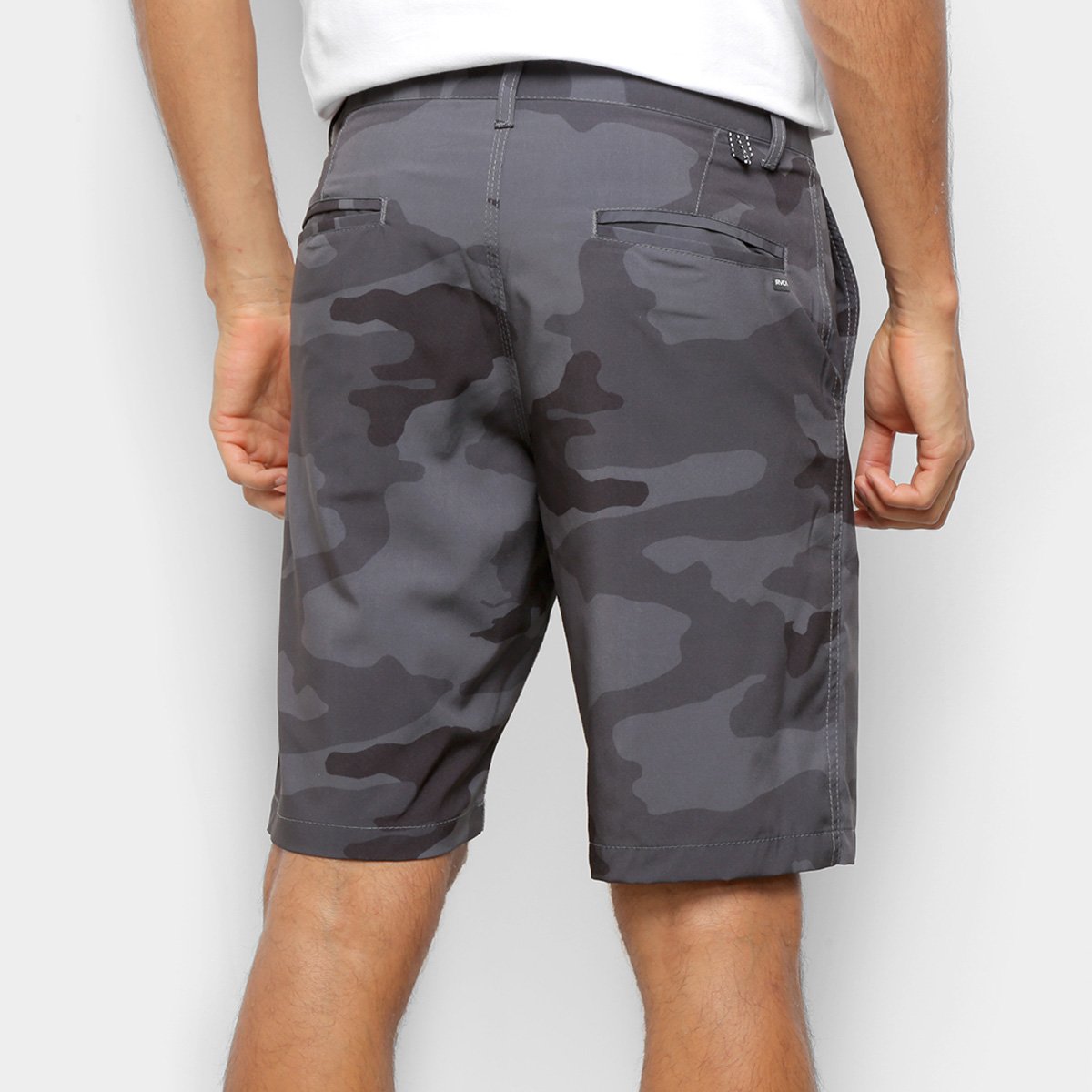 bermuda rvca camuflada