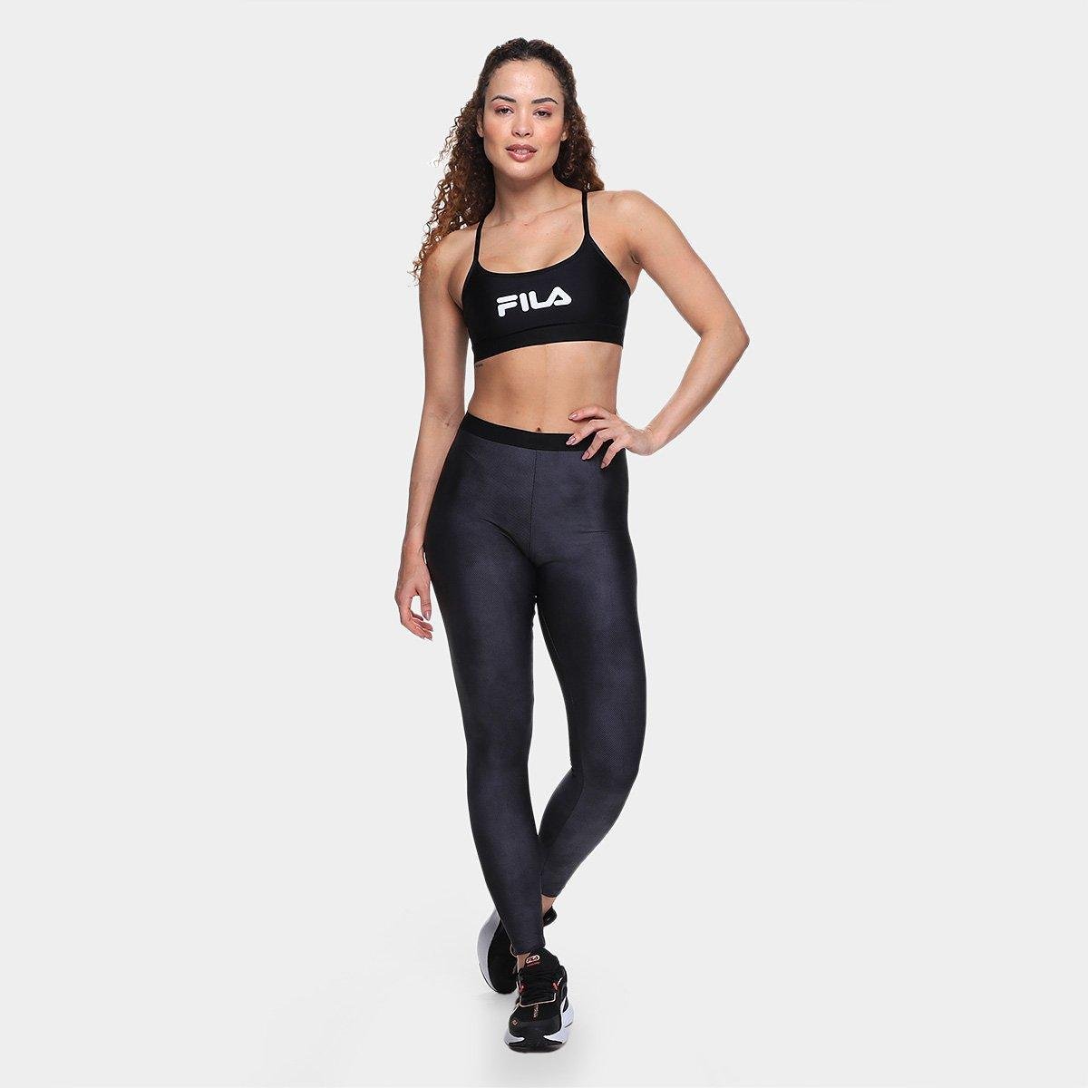 Calça Legging Fila Train Elastic V Feminina - Tam: P - 4