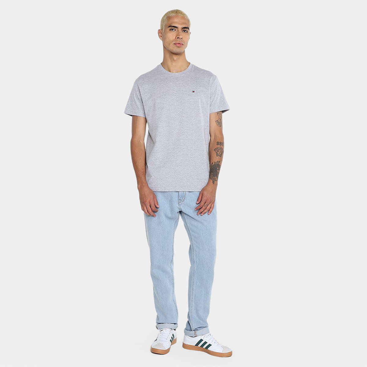 Camiseta Tommy Hilfiger Essential Masculina - Tam: P - 3