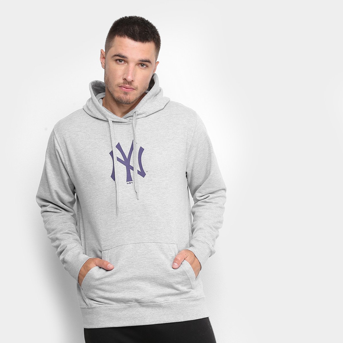 Moletom New Era New York Yankees Essentials Litte Masculino