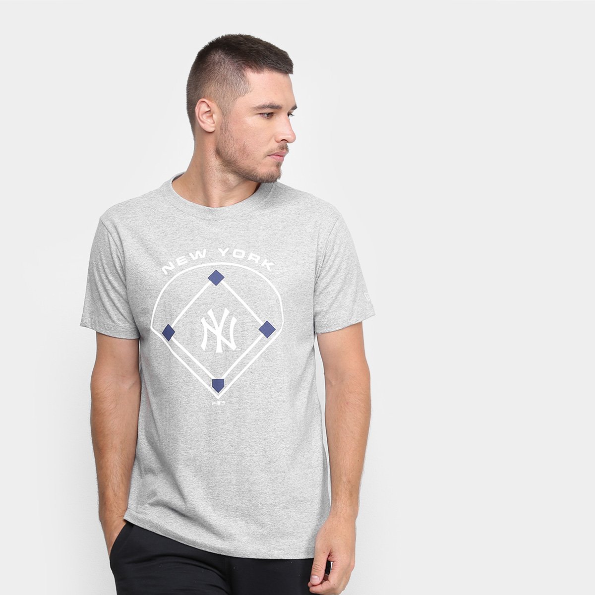 Camiseta New Era MLB New York Yankees Essentials Field Masculina