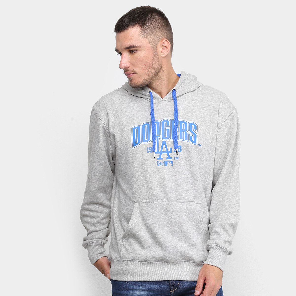 Moletom New Era MLB Los Angeles Dodgers Masculino