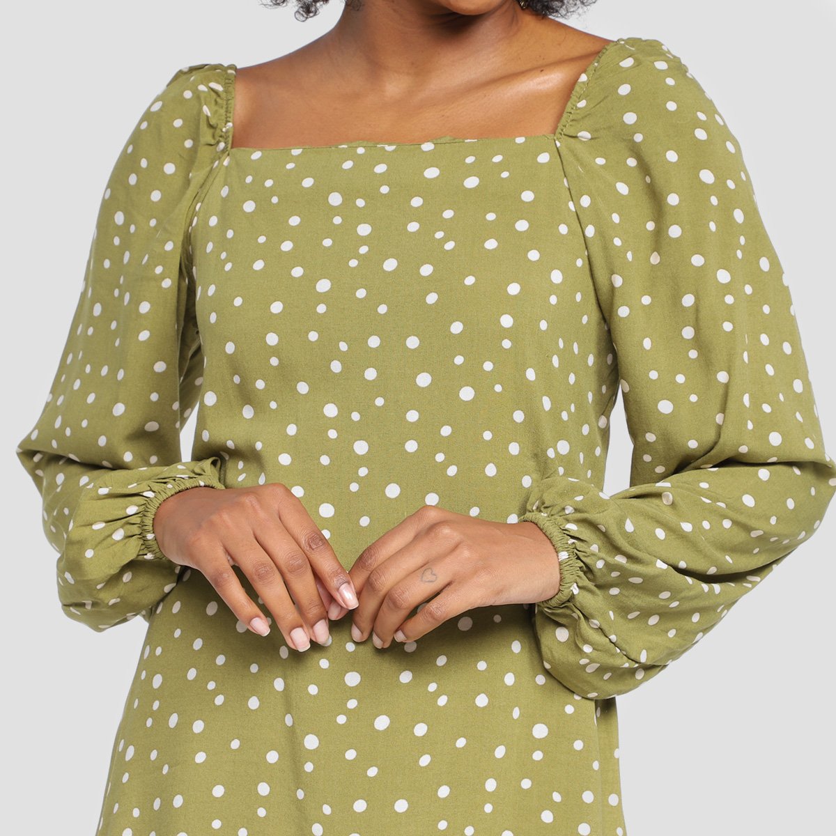 Vestido Curto The Style Box Manga Longa Lastex - Tam: 40 - 2