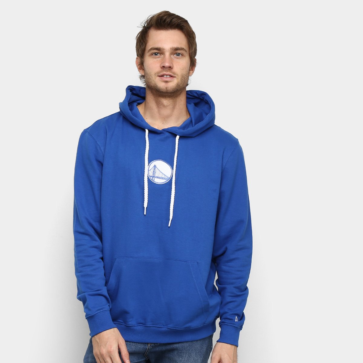 Moletom NBA 90'S Golden State Warriors Continues Rib Masculino