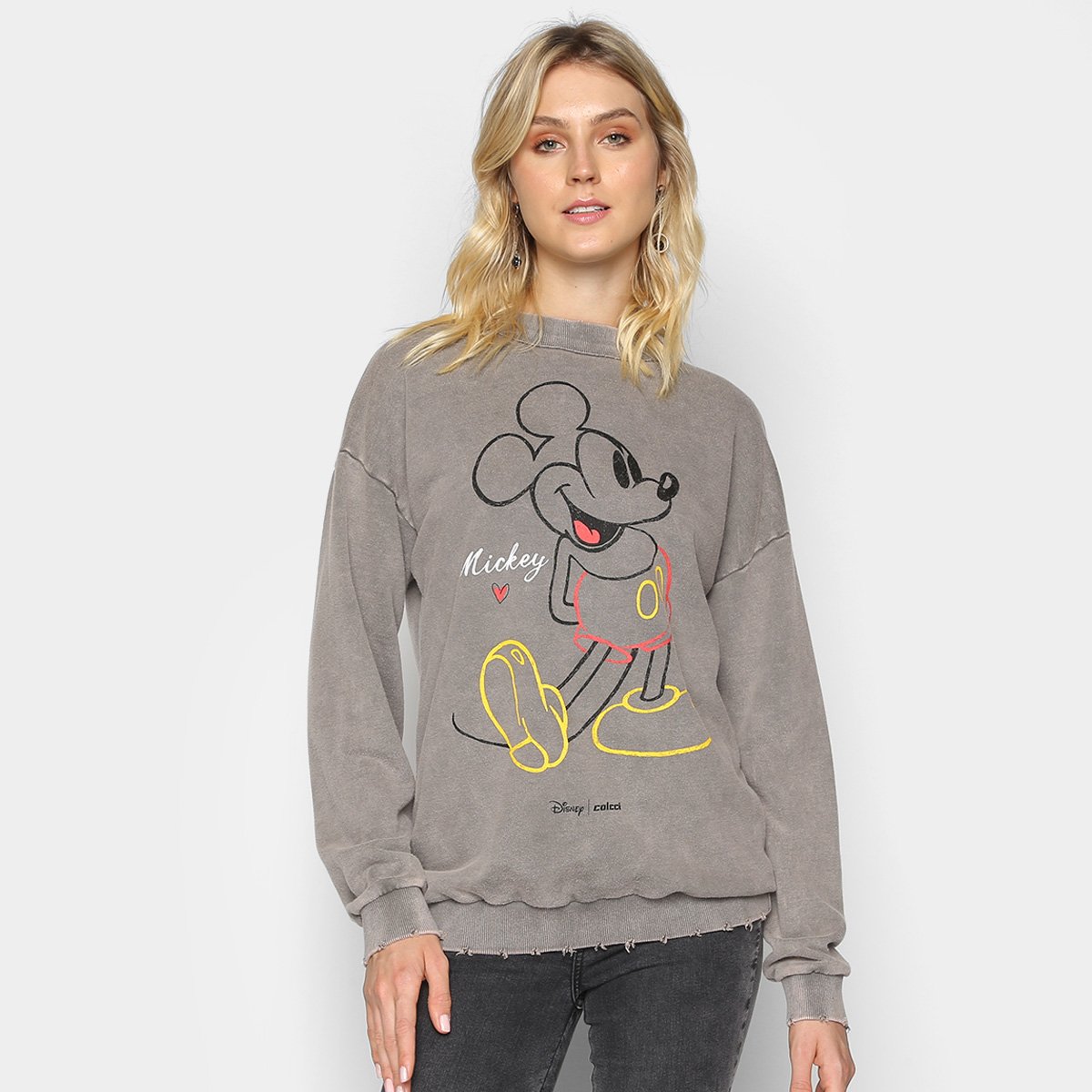 moletom branco mickey