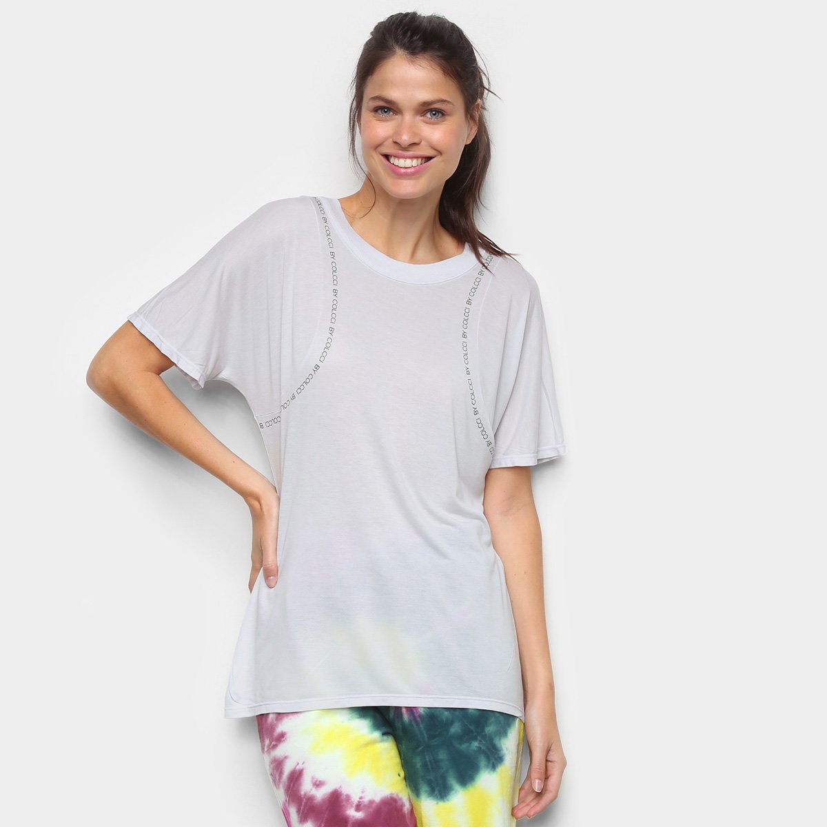 Blusa Colcci Logo Lines Feminina