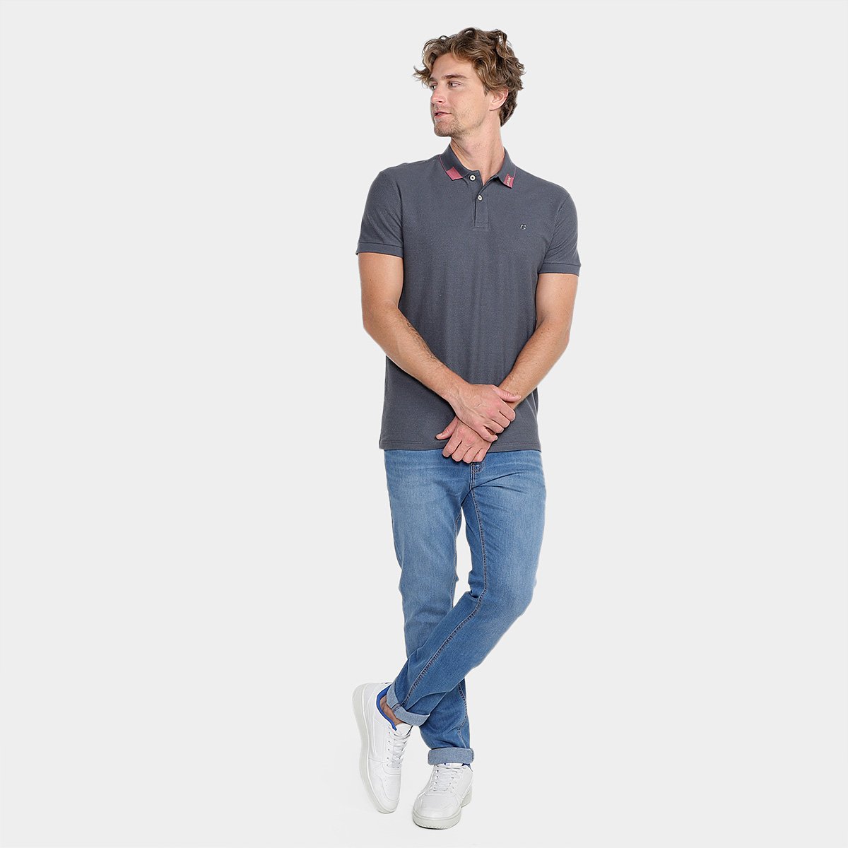 Camisa Polo Colcci Casual Masculina - Tam: G - 3