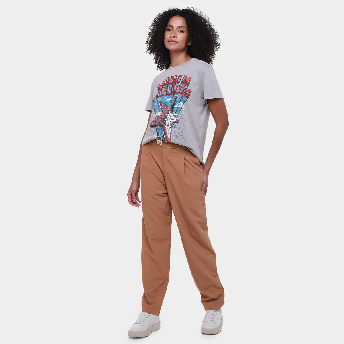 Camiseta Colcci Estampada Feminina - Tam: P - 4