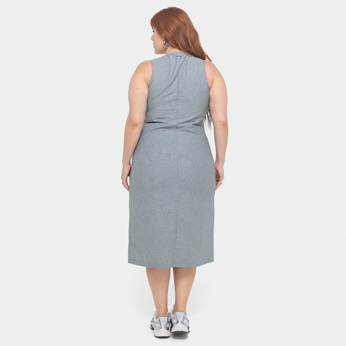 Vestido Maelle Plus Size Evasê Feminino - Tam: P - 1