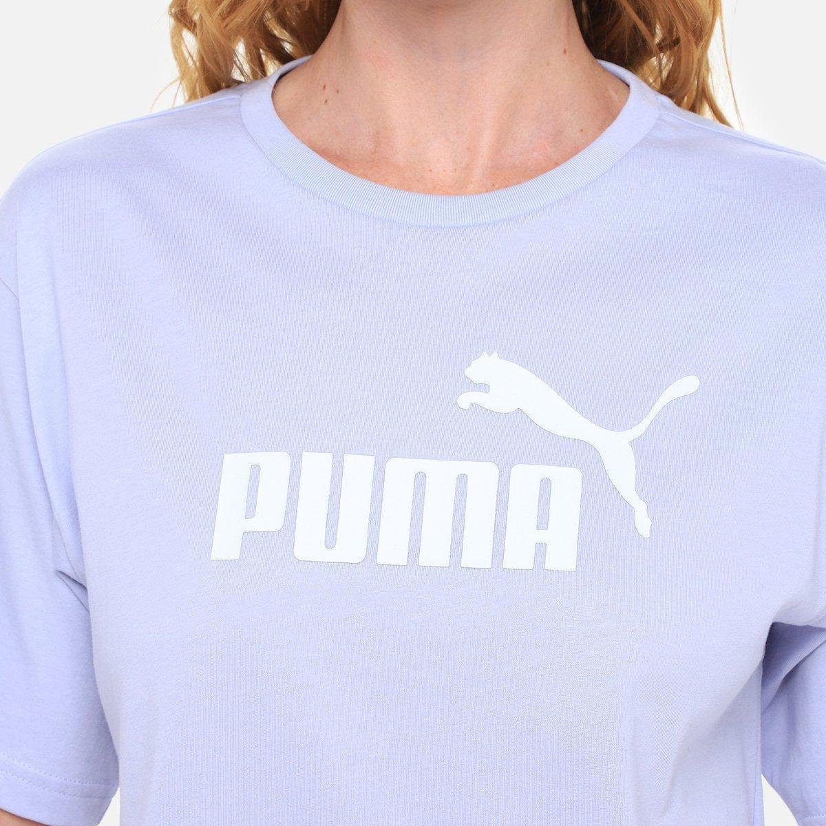 Camiseta Cropped Puma N.1 Logo Relaxed Feminina - Tam: P - 2