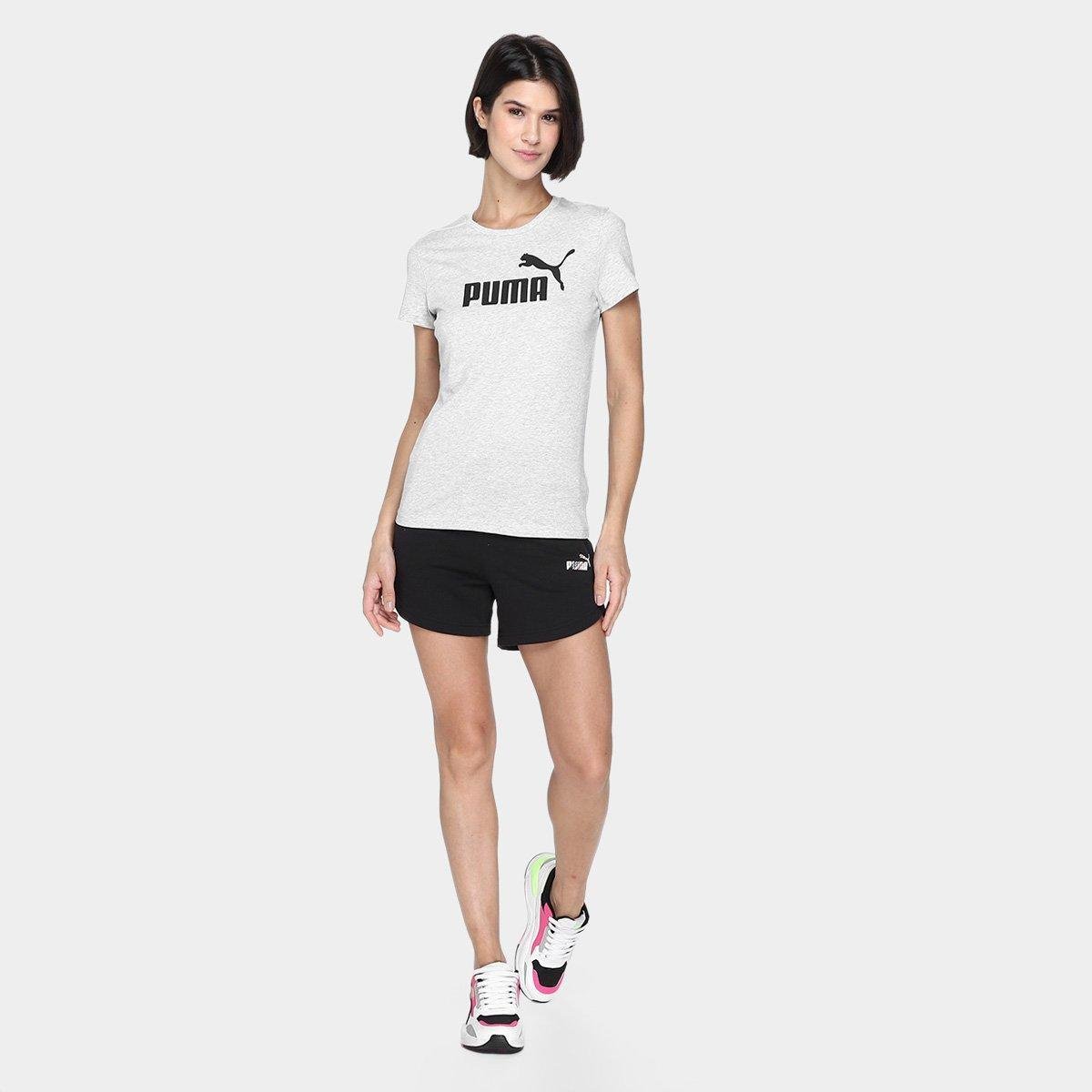 Camiseta Puma Logo N. 1 Feminina - Tam: EP - 3