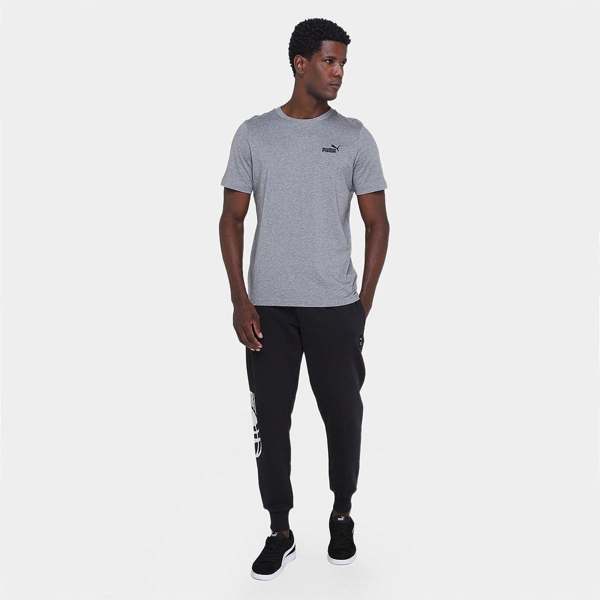 Camiseta Puma Small n. 1 Logo Masculina - Tam: P - 3