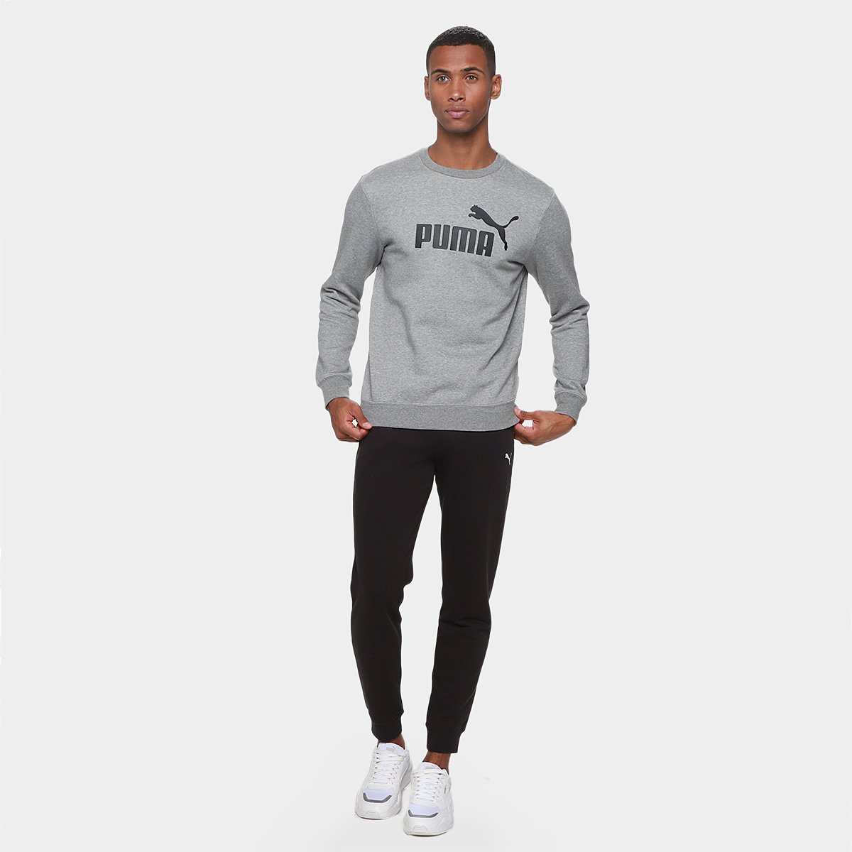 Moletom Puma No. 1 Logo Crew Masculino - Tam: P - 3