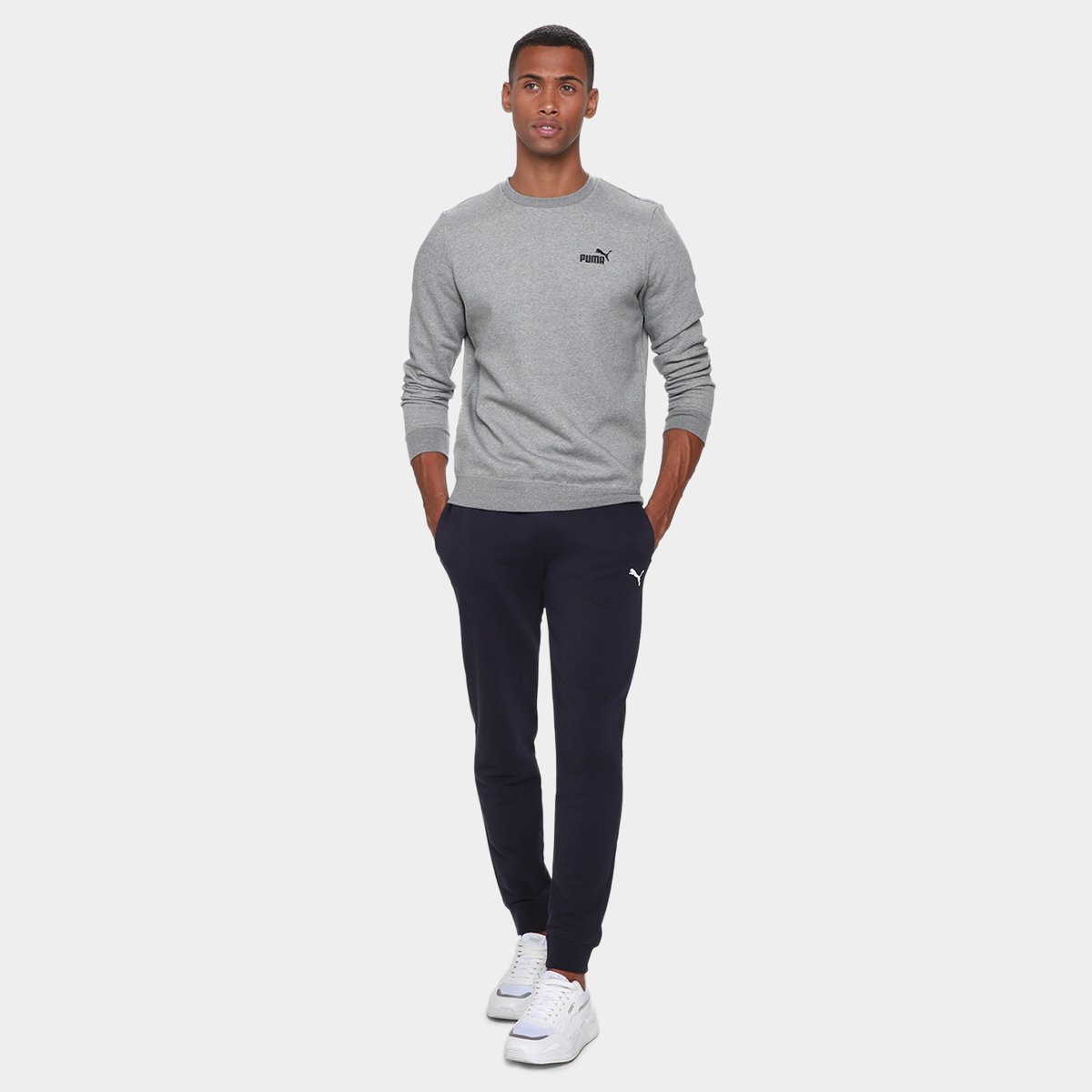Moletom Puma Small No. 1 Logo Crew Masculino - Tam: G - 3