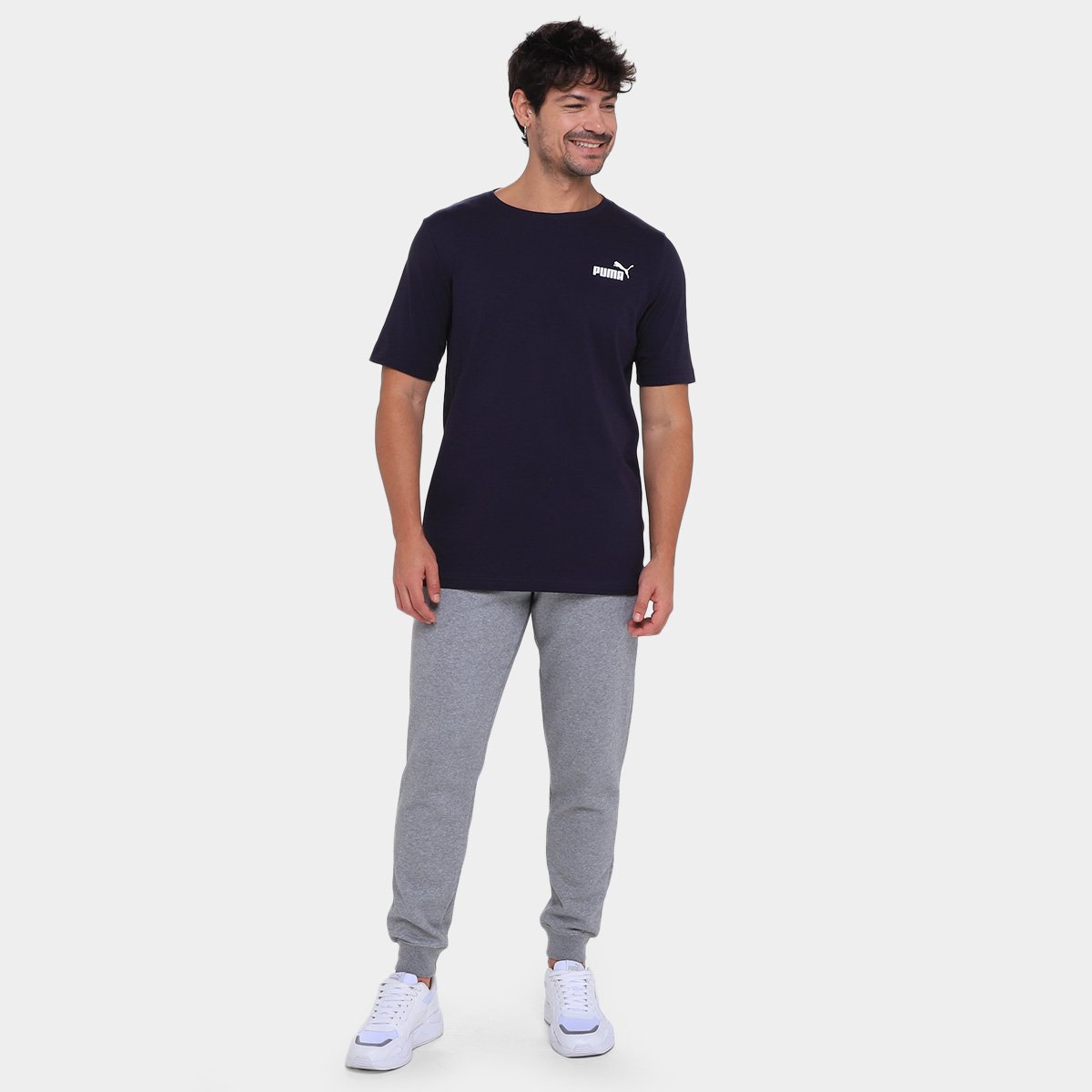 Calça Puma Logo Masculina - Tam: P - 3