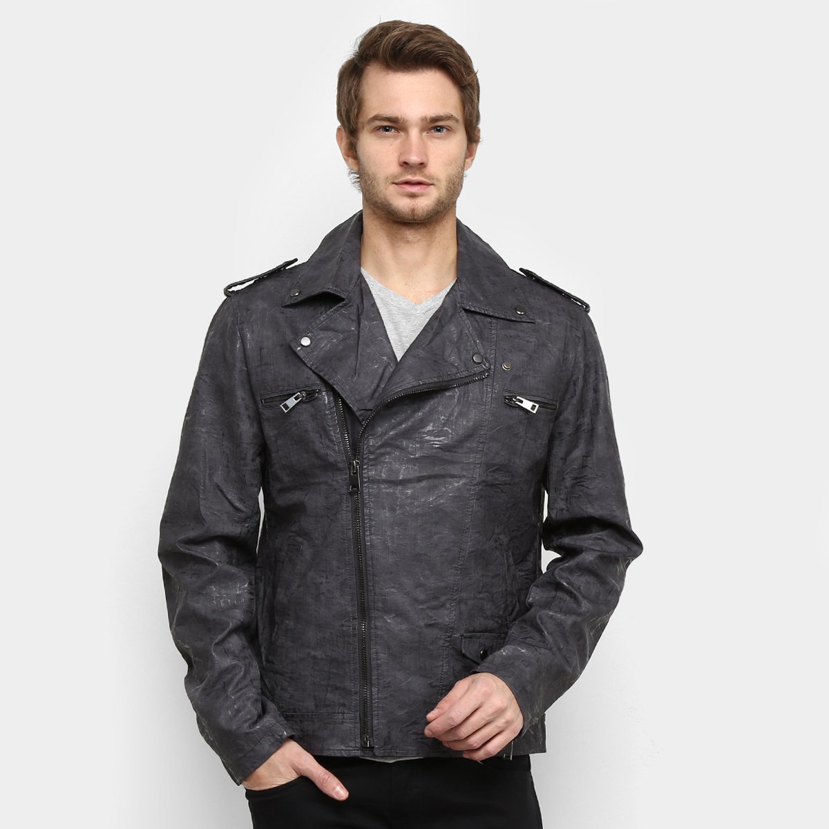 Jaqueta SeV Biker Masculina