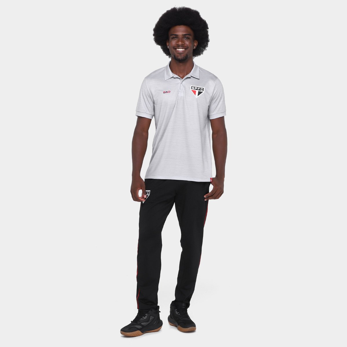 Camisa Polo São Paulo Masculina - Tam: P - 3