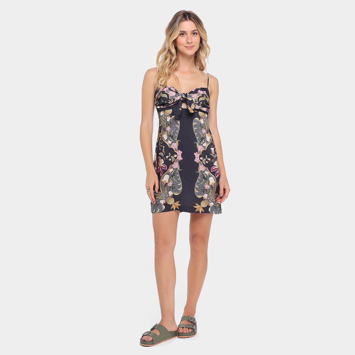 Vestido Curto Farm Floral Talita - Tam: P - 3
