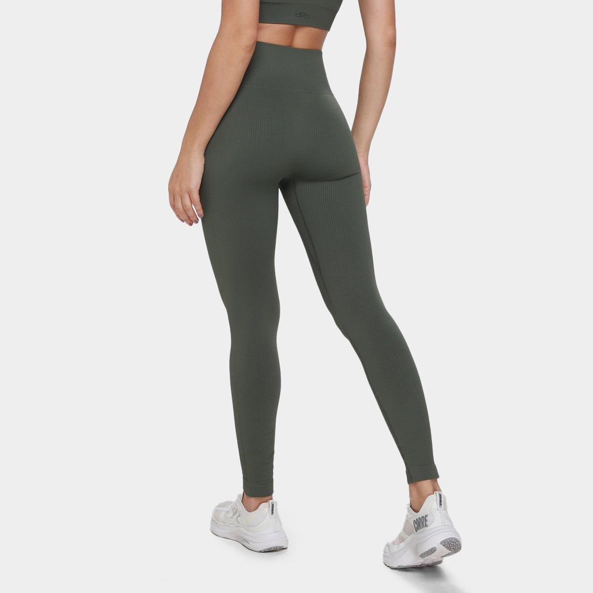 Calça Legging Olympikus Knit Minimal Feminina - Tam: GG - 1