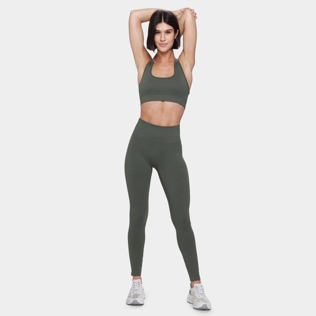 Calça Legging Olympikus Knit Minimal Feminina - Tam: GG - 3