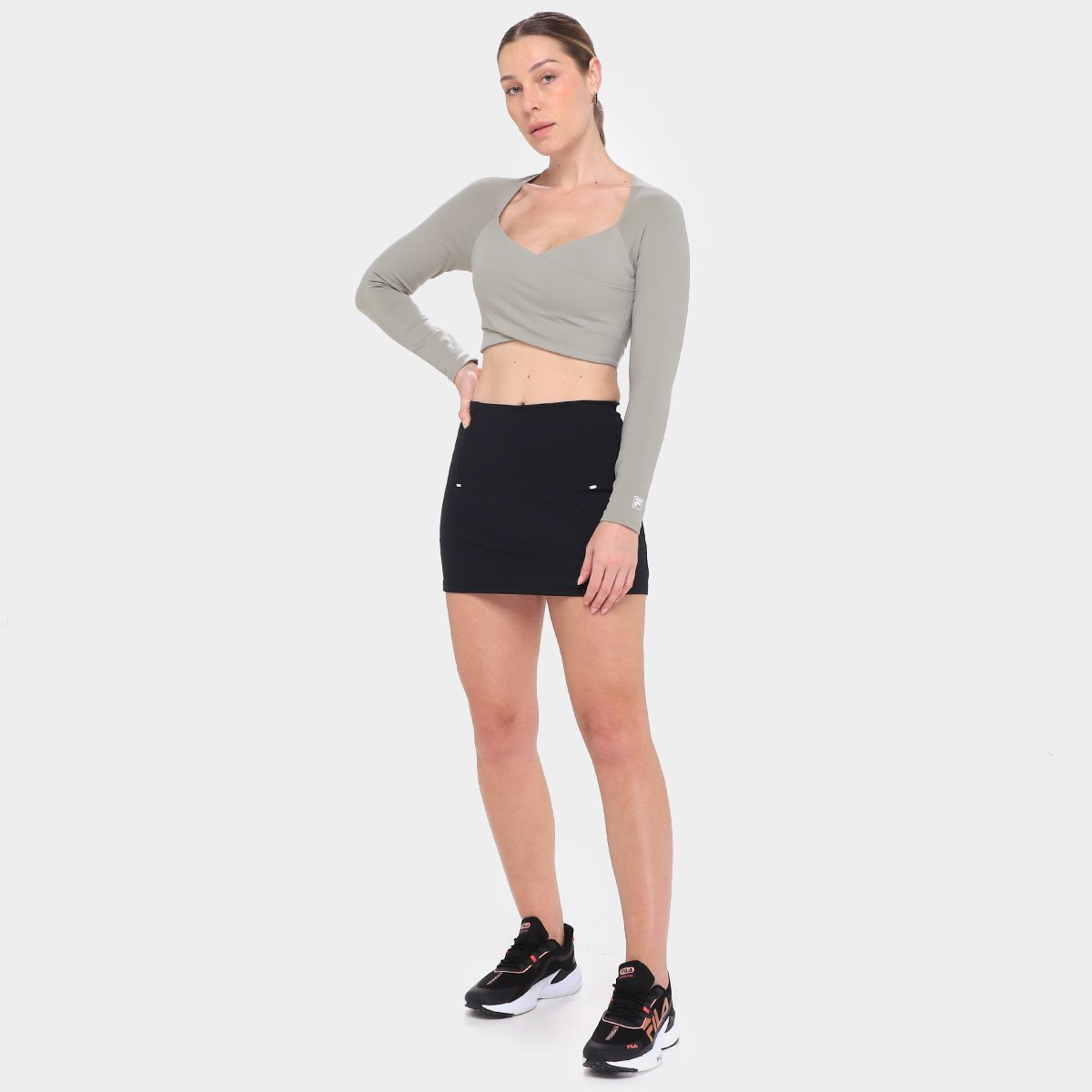Camiseta Manga Longa Fila Tough Gym Feminina - Tam: GG - 3