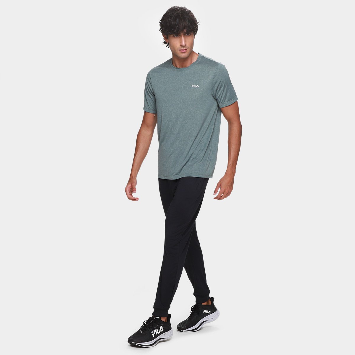 Camiseta Fila Sport Melange II Masculina - Tam: P - 3