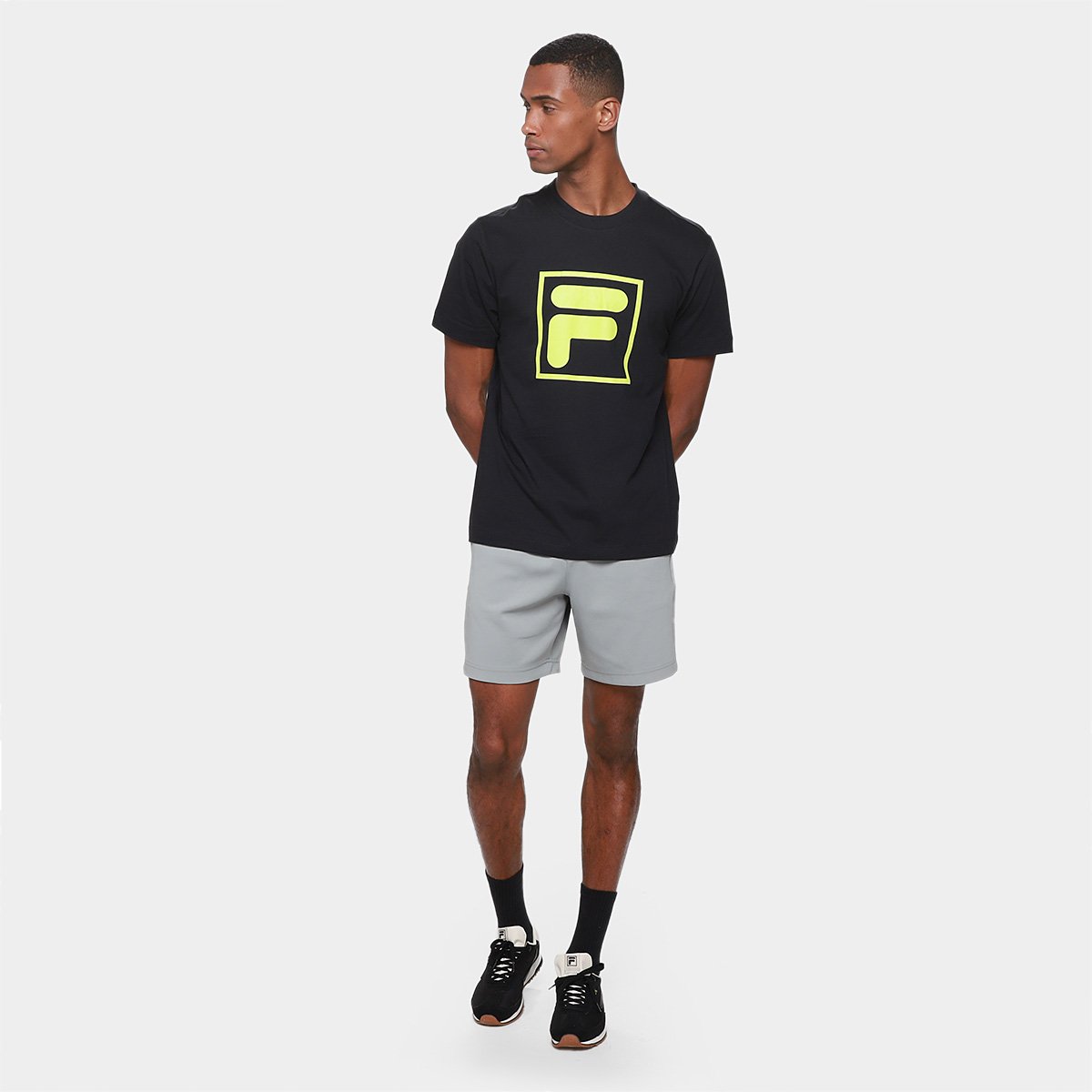Short Fila Classic Sports Masculino - Tam: P - 4