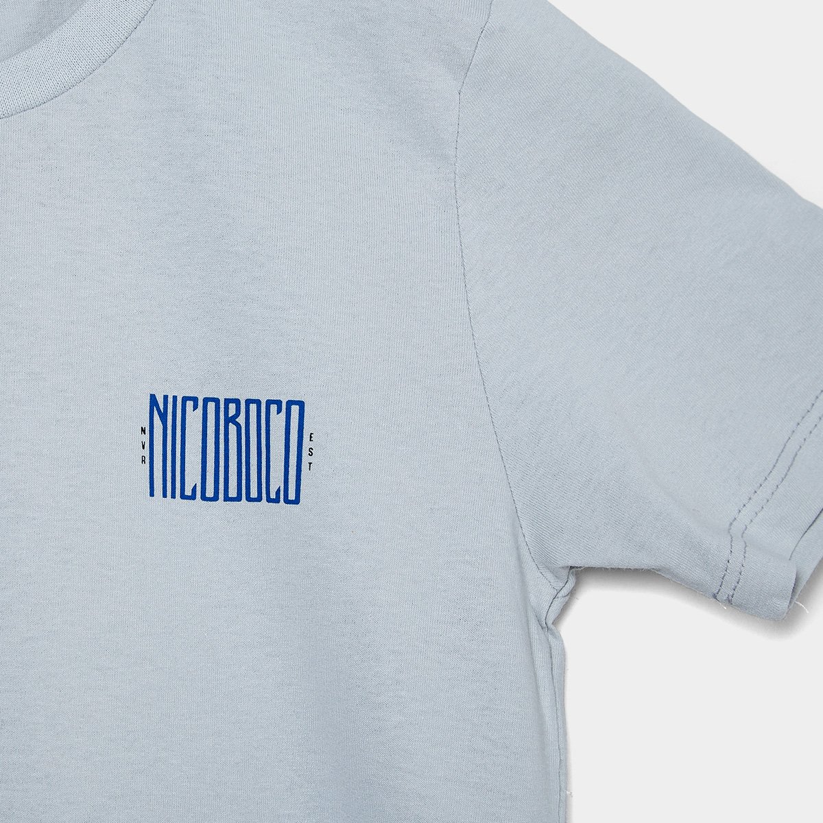 Camiseta infantil Nicoboco Básica Pray Menino - Tam: 8A - 2