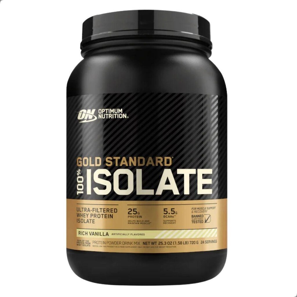 100% Isolate Whey Gold Standard 720g 1,58 LBS Optimum Nutrition