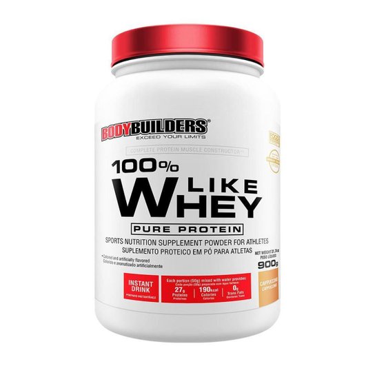 100% Like Whey Pure Protein 900g - Bodybuilders Menor preço em 100% Like Whey Pure Protein 900g - Bodybuilders