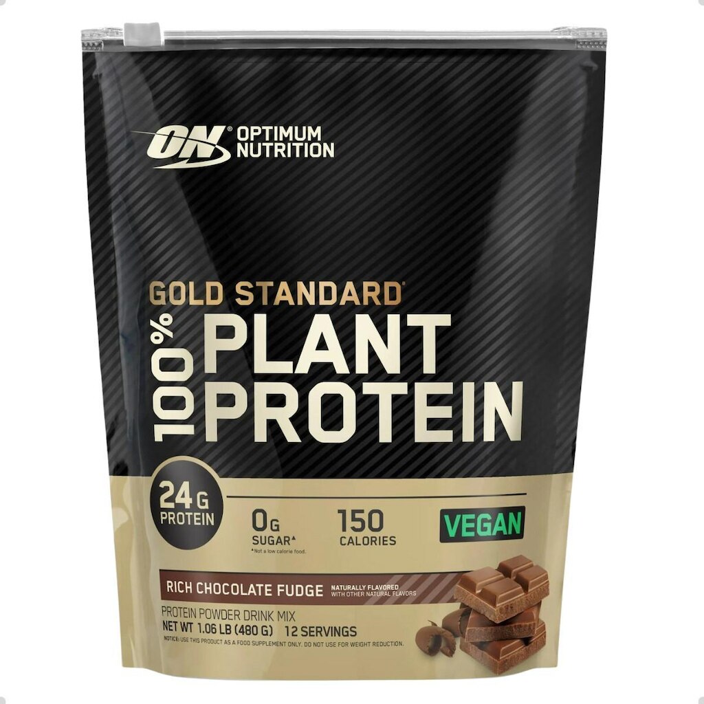 100% Plant Protein Gold Vegan Refil 444g 0,98LBS Optimum