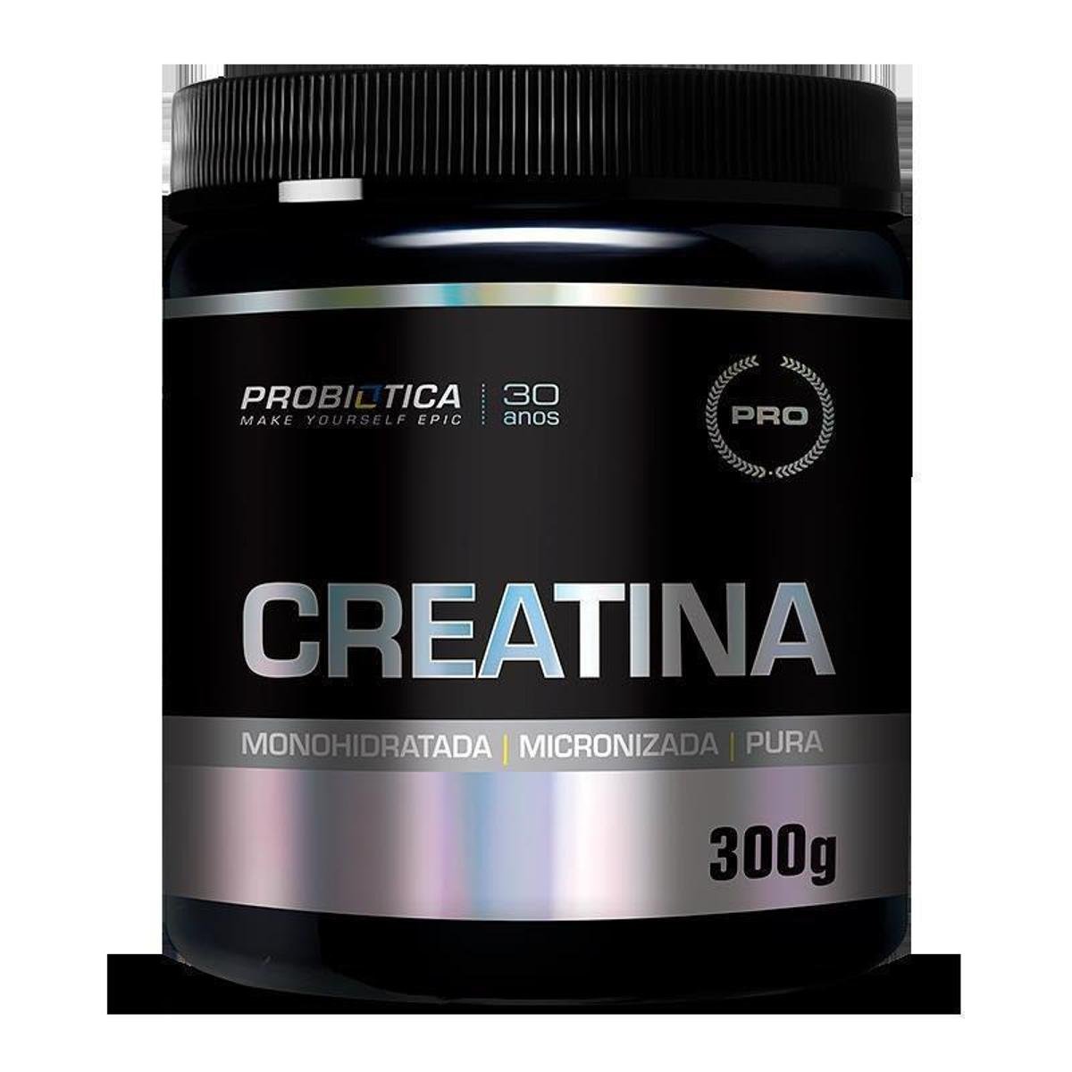 100% Pure Whey 2kg + Creatina 300g - Probiótica - Morango | Netshoes