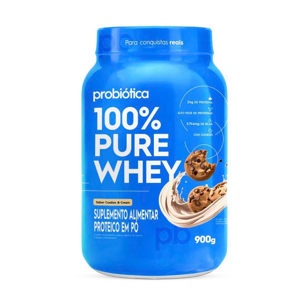100% Pure Whey 900G Probiótica