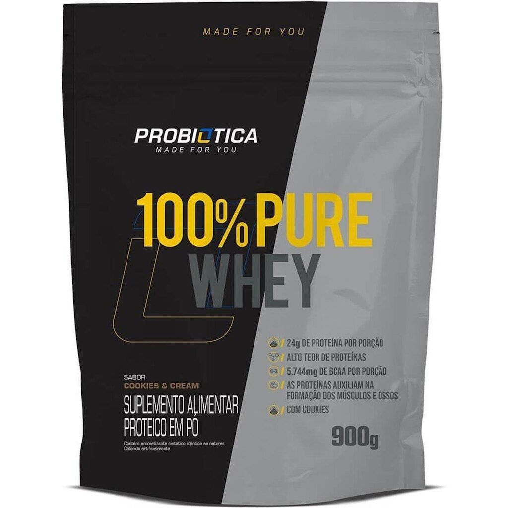 100% Pure Whey 900g refil - Probiótica