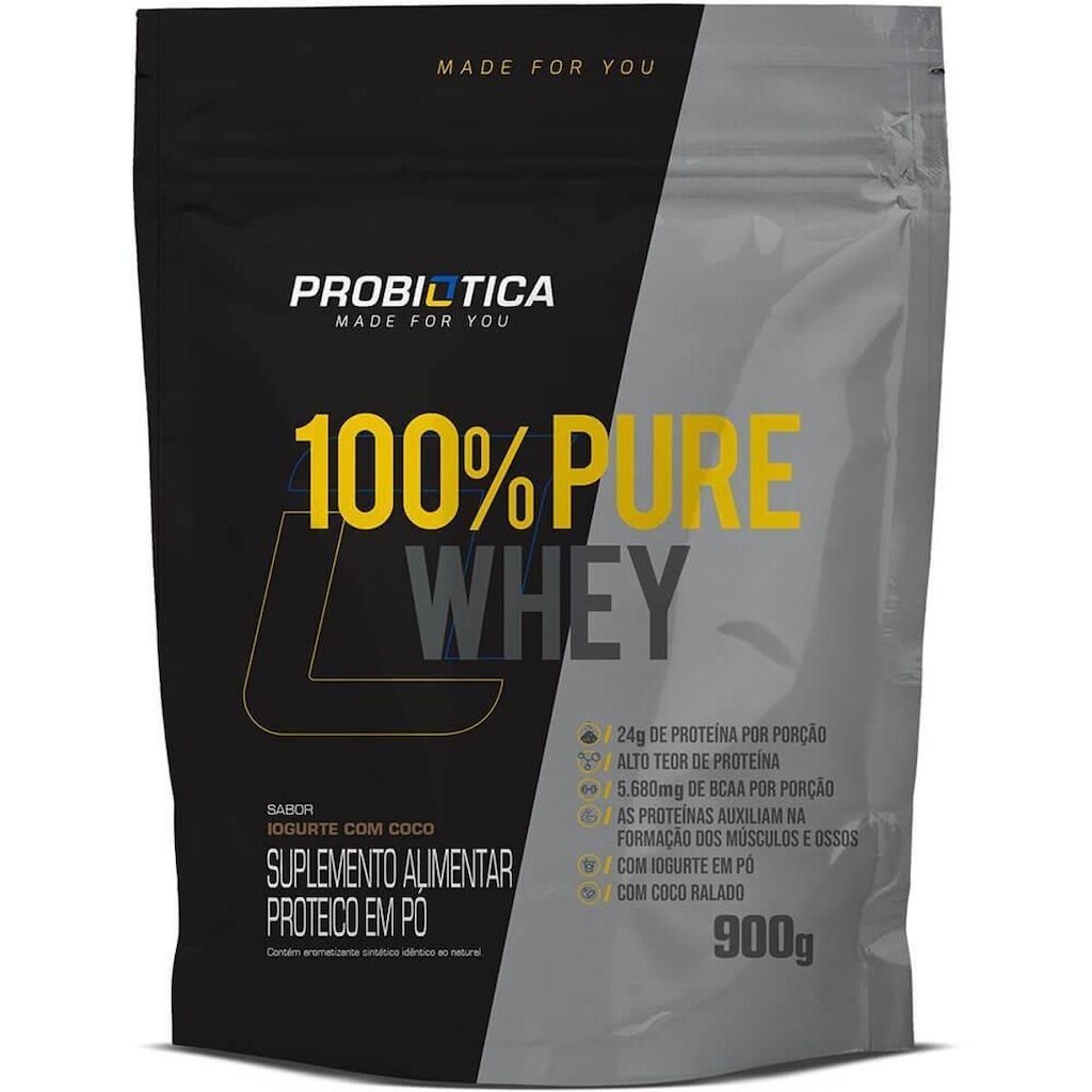 100% Pure Whey 900g refil - Probiótica
