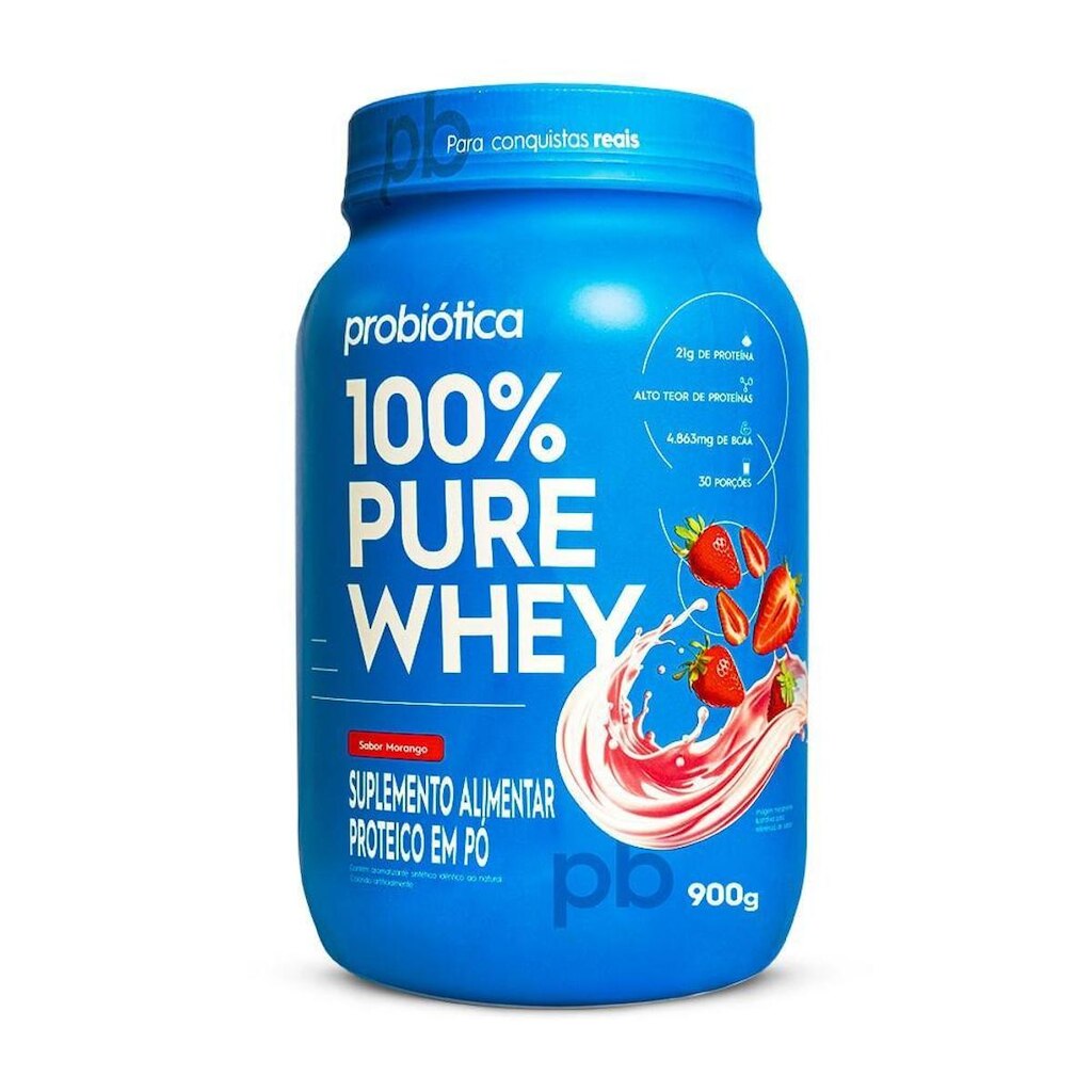 100% Pure Whey Pote 900g - Probiótica