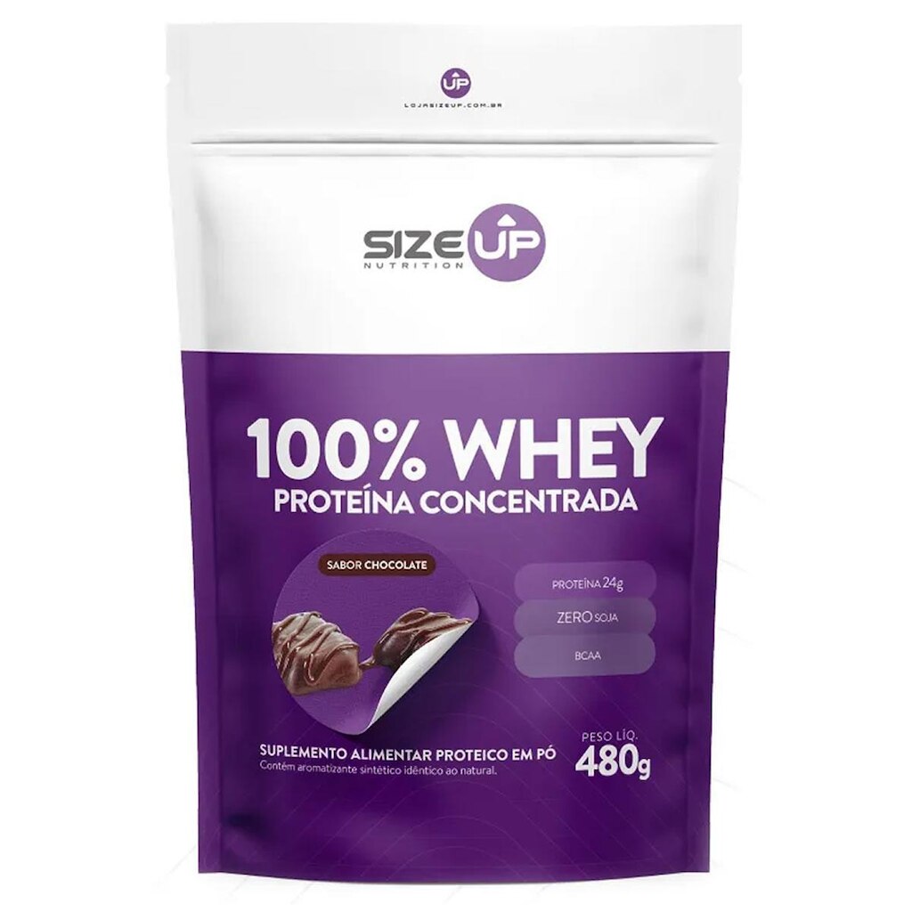 100% WHEY 480 G - SIZE UP (CHOCOLATE)