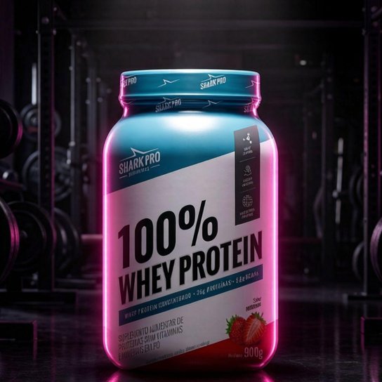 100% Whey Protein Concentrado 900g Shark Pro