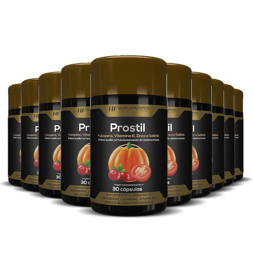 10X PROSTIL OLEO SEMENTE DE ABOBORA 30CAPS HF SUPLEMENTOS