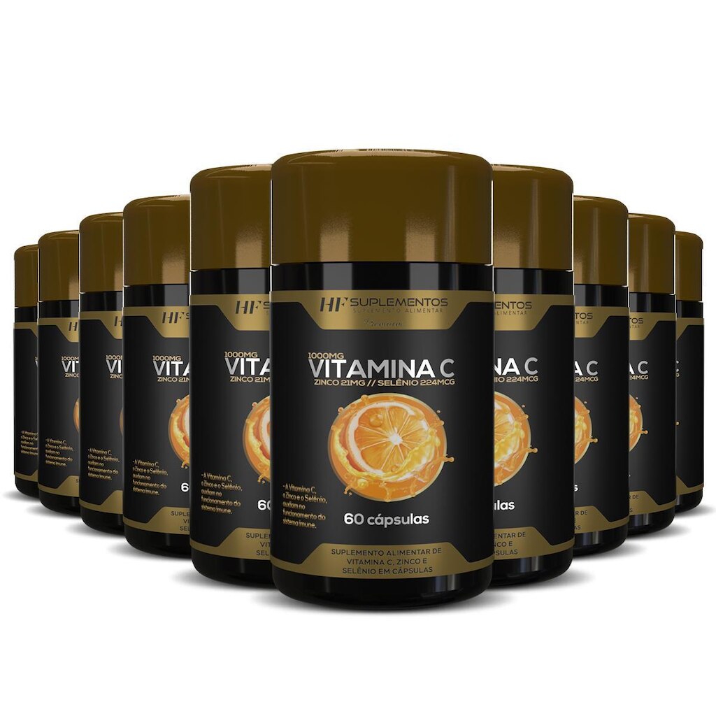 10x VITAMINA C PREMIUM 60 CAPS HF SUPLEMENTOS