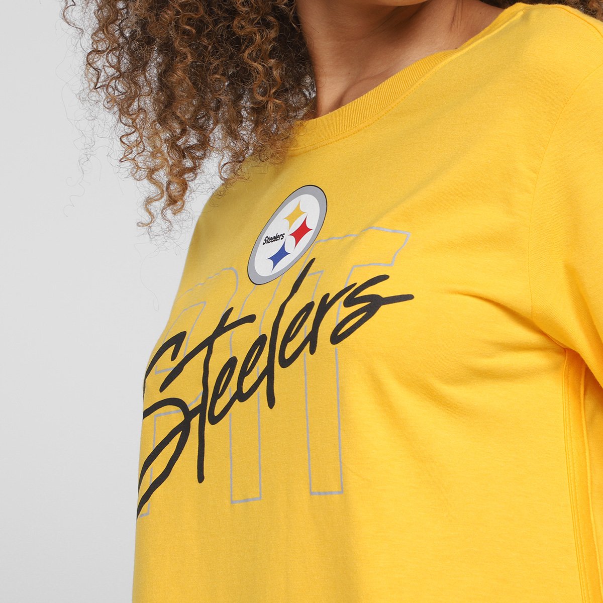 Camiseta Nike NFL Pittsburgh Steelers Weekend City Love Feminina - Tam: P - 2
