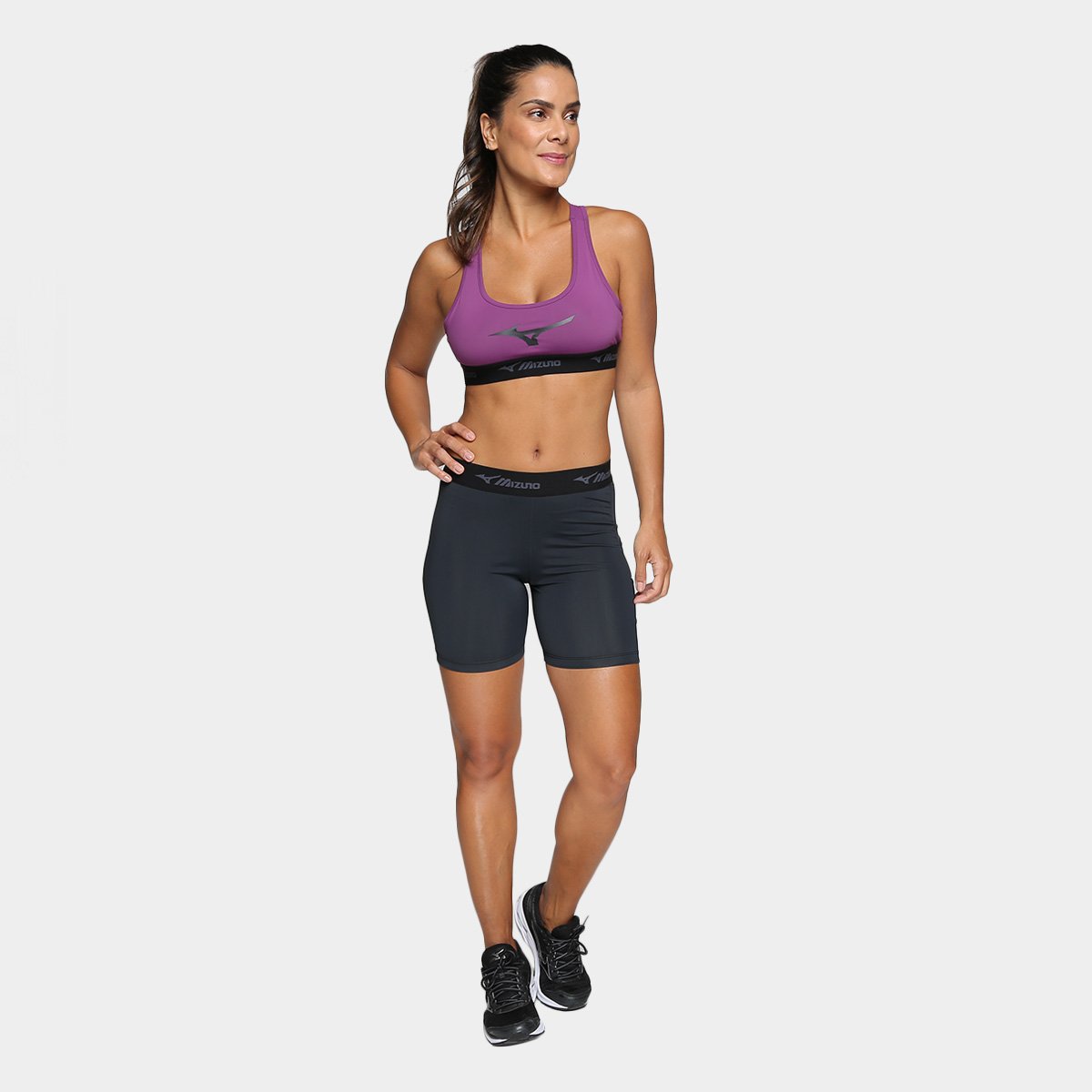 Bermuda mizuno up com proteção uv feminina Clearance