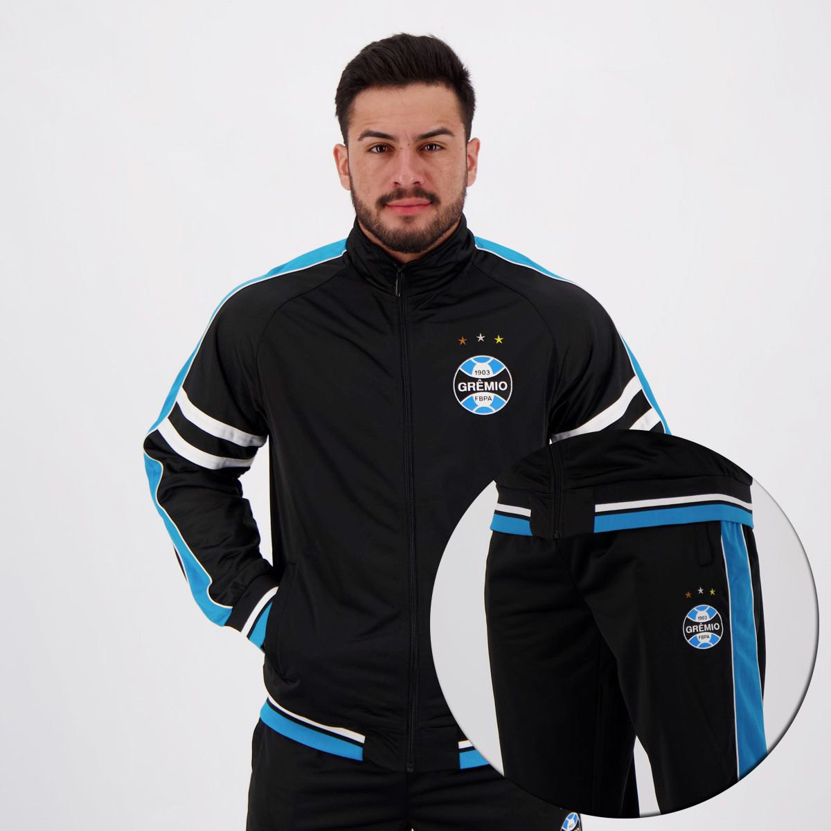 Agasalho Grêmio Trilobal Recortes Masculino
