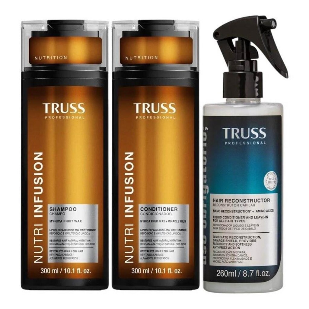 1101TRS-Kit Nutri Infusion - Shampoo+Cond+Uso Obrig Spray